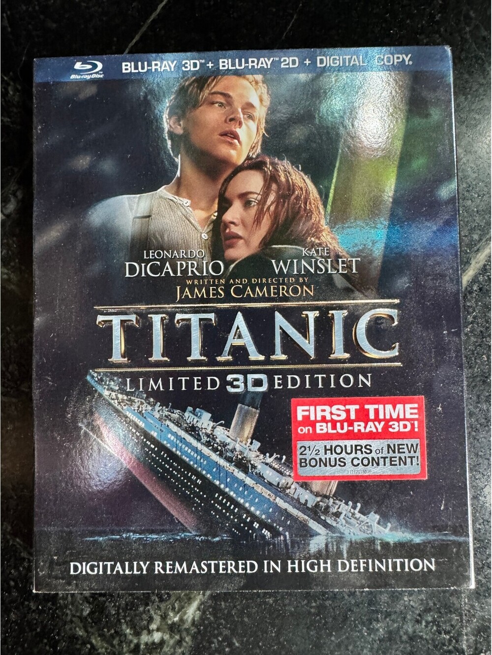Titanic Limited 3D Edition (Blu-ray 3D + Blu-ray 2D + Digital, 4-Disc Set)